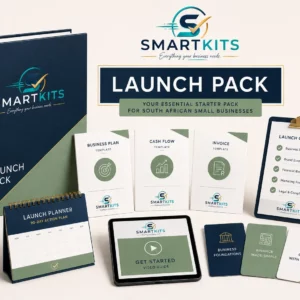 SmartKits Launch Pack with business templates, checklists and planning tools for South African small businesses